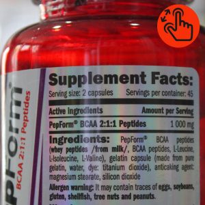BCAA-Amix-pepform-supplement-facts