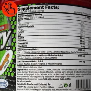 amix-recovery-max-supplement-facts