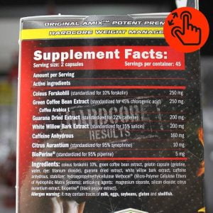 amix-thermocore-supplement-facts