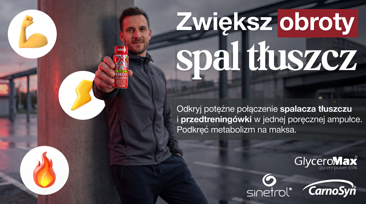 XFat 2in1 SHOT Amix - spalacz tłuszczu i przedtreningówka w płynie