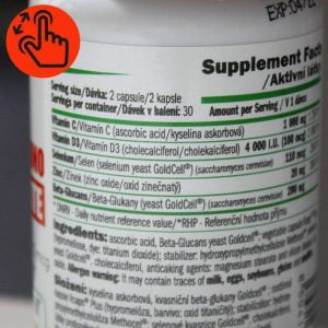 amix-immuno-forte-vitaminc-nutrition-facts