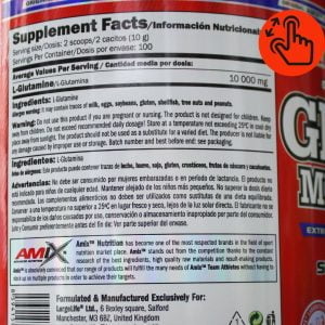 amix-glutamine-mico-powder-supplement-facts