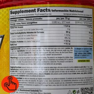 waxygo-amix-supplement-facts