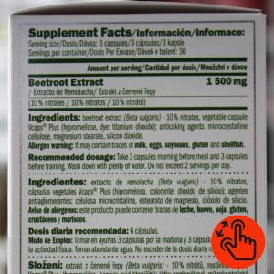 amix-beet-root-supplement-facts