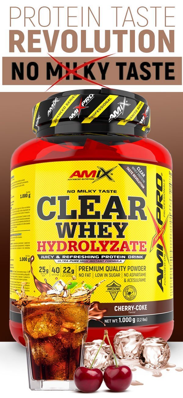 białko napój amix clear hydro