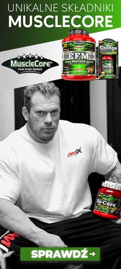 Unikalne składniki MUSCLECORE