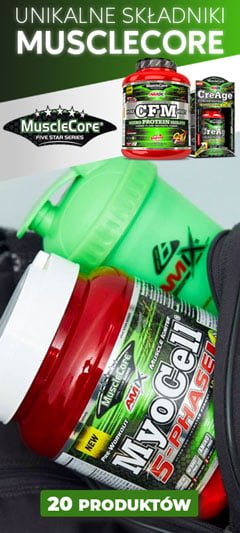 Unikalne składniki MUSCLECORE