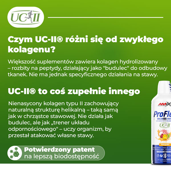 nienasycony kolagen UC II baner