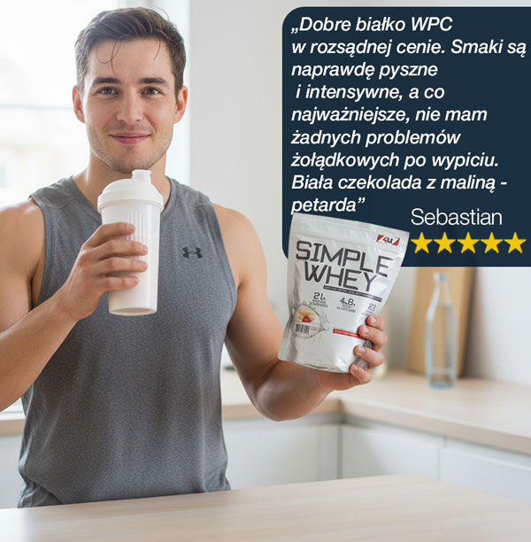 Białko serwatkowe wpc Simple Whey opinia