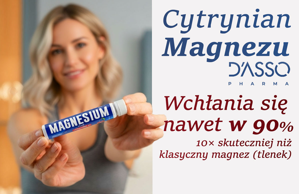 Wysoka biodostępność cytrynianu magnezu