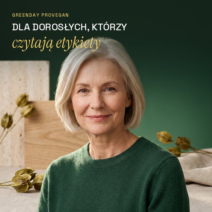 GreenDay ProVegan Genistein: dla dorosłych, którzy czytają etykiety